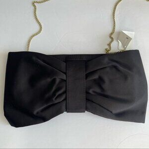 H&M Black Bow Purse with Gold Hardware